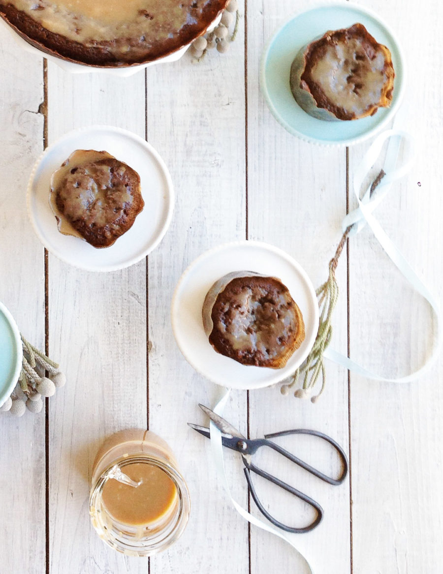 small sticky toffee