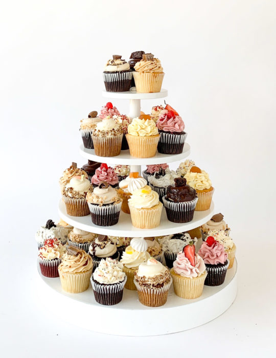 Assorted Cupcake Tower