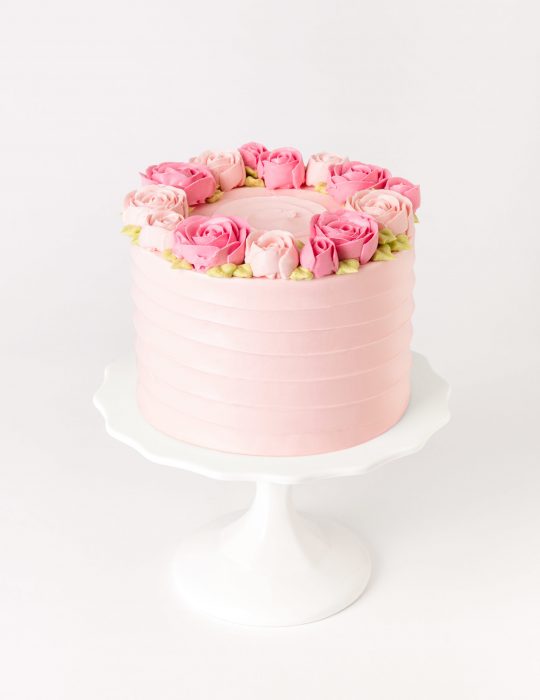 Buttercream Rose Cake
