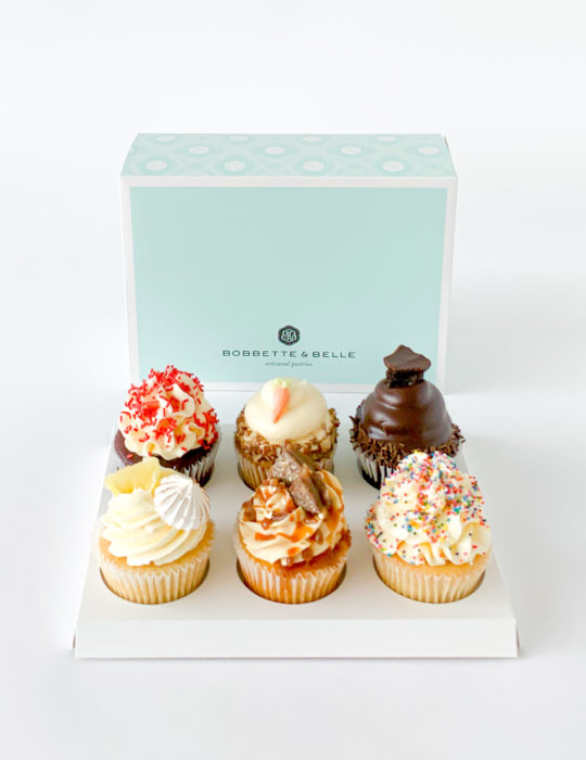 6 Piece Cupcake Box
