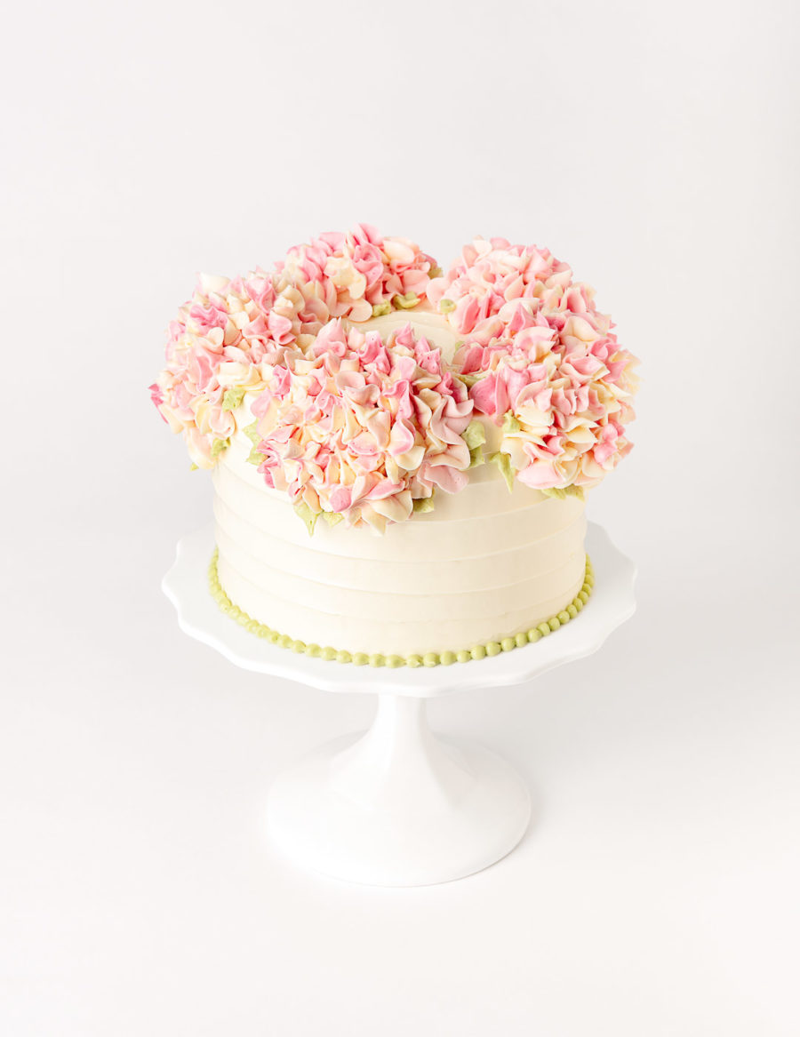 hydrangea cake1