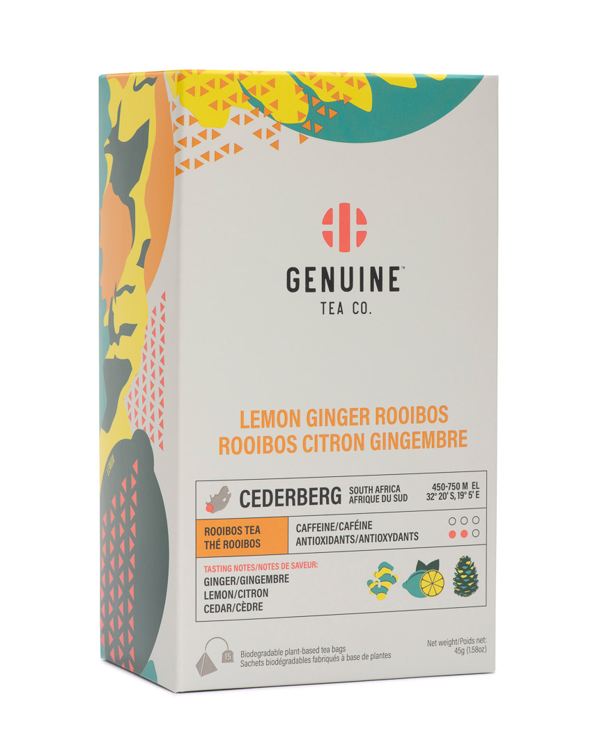 Lemon Ginger Rooibos Genuine Tea
