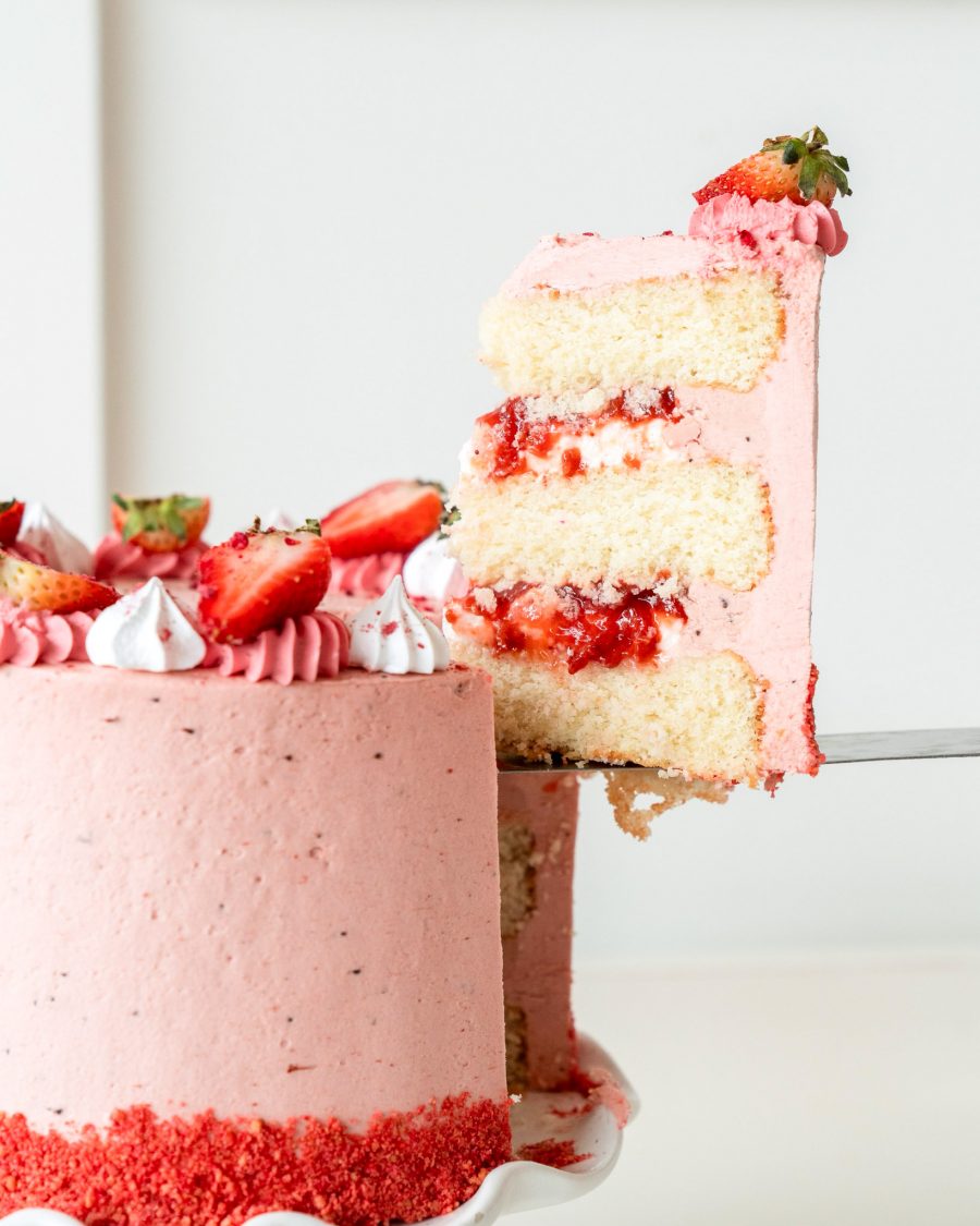 Strawberry Shortcake slice