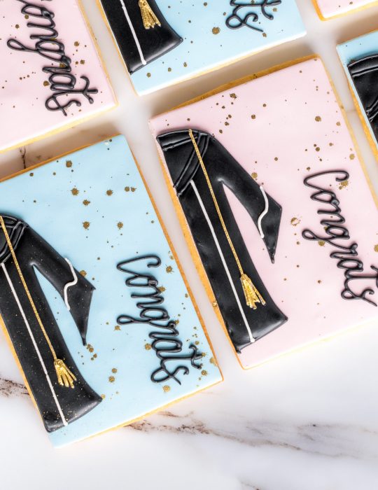 Congrats Grad Gown Cookie