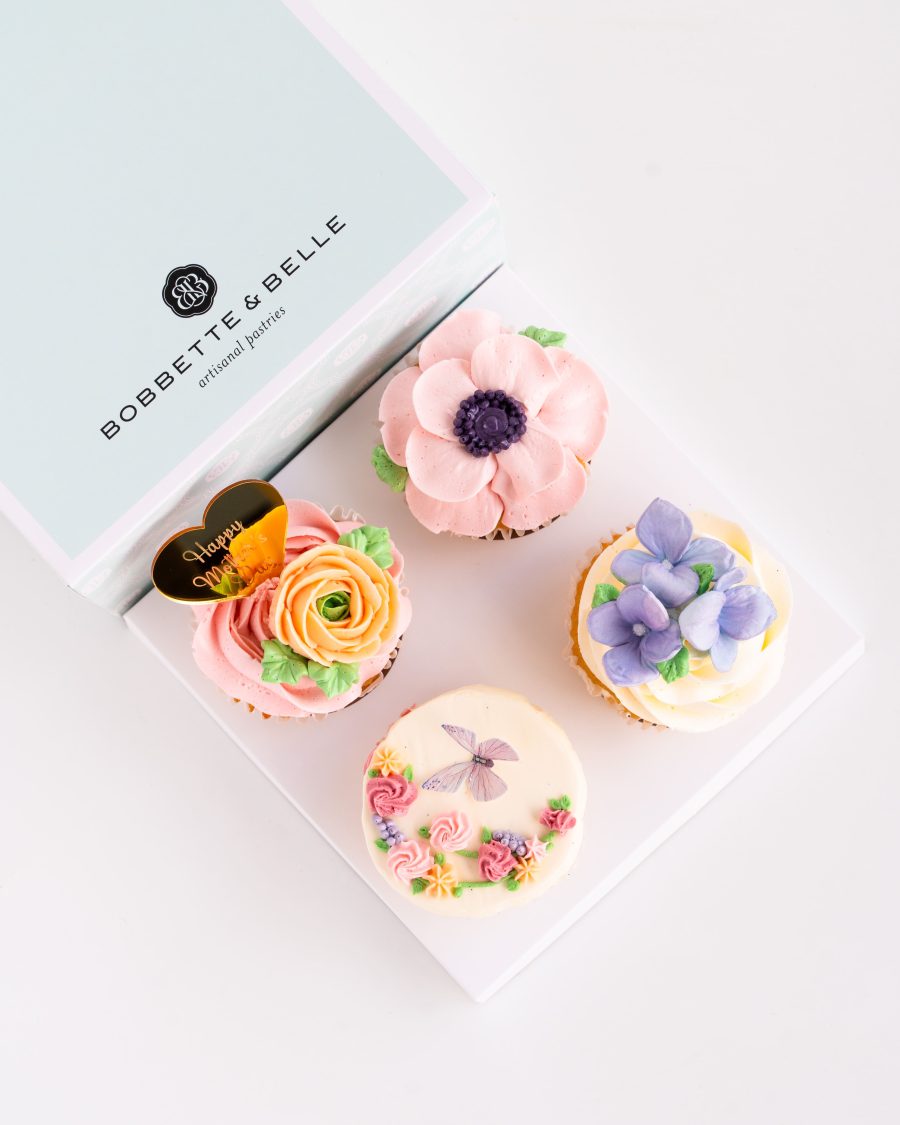 4 Piece Mother's Day Cupcakes 4 Piece Mother's Day Cupcakes