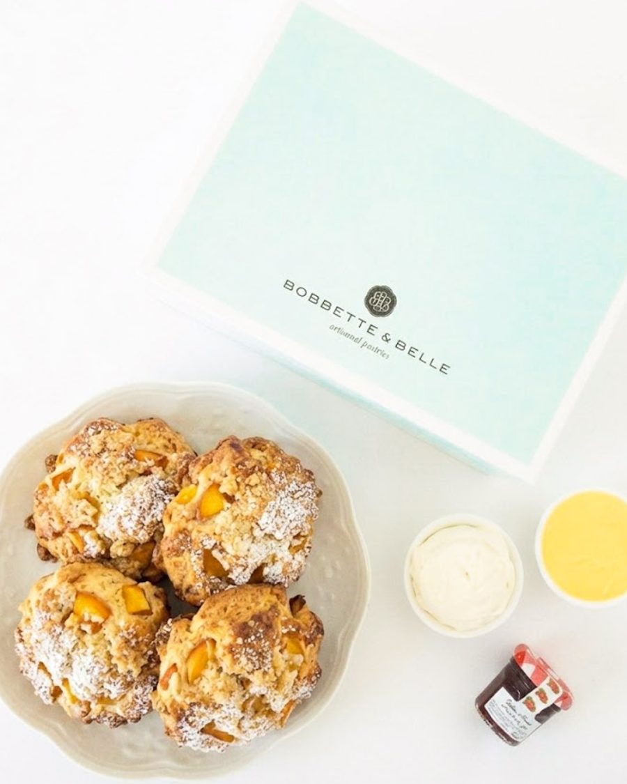 Peach Scone Box 4 piece Peach Scone Box 4 piece